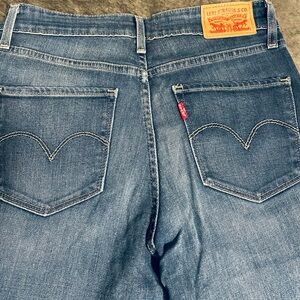 High rise skinny jeans